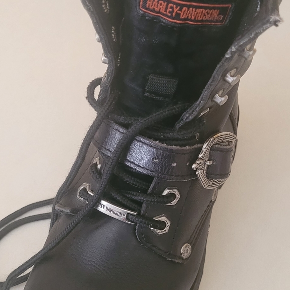 Harley Davidson motor cycle size 7 ankle work 🙀 boots orginal biker Babe 81003 - Picture 8 of 8
